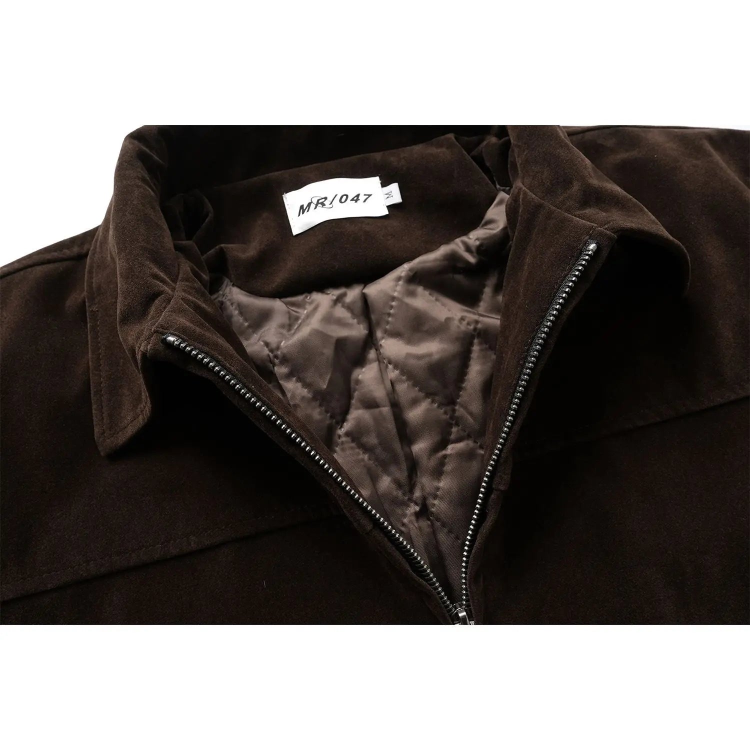 Urban Streetwear Style Faux Suede Jacket for Men, Short and Wide Winter Thickened Cotton Coat eprolo