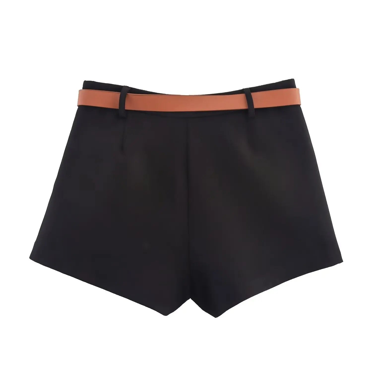 Belt Design Printed Poplin Half Skirt Long Skirt for Women Markonline