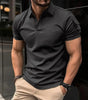 Polo shirt with collar buttons arm pockets sports polo shirt Markonline