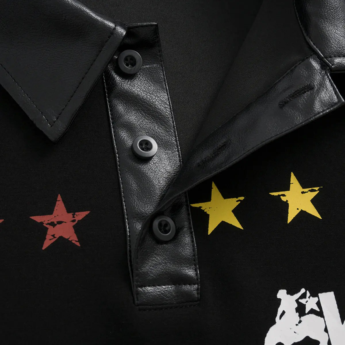 Sports Motorcycle Hoodie with Collar Polo Shirt