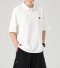 Summer minimalist lapel top polo shirt Markonline