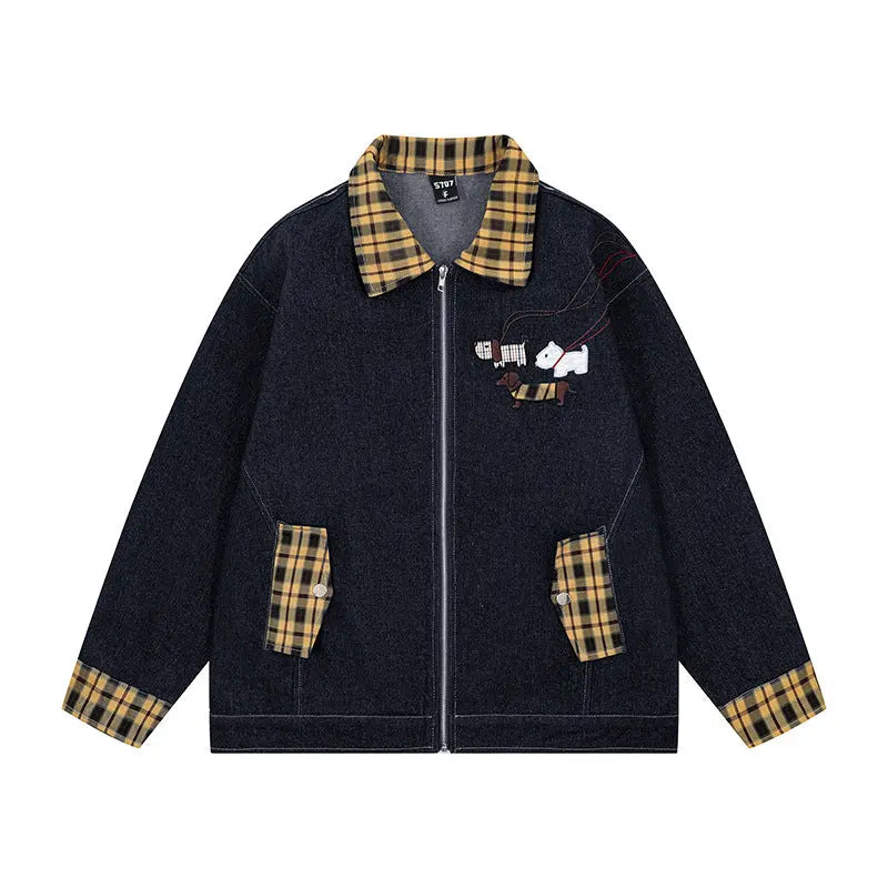 Checkered fake two coats Markonline