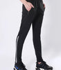Quick Dry Luminous Side Stripe Zipper Bottom Activewear Pants Markonline