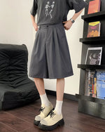 Loose straight casual five quarter pants for men Markonline