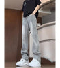 Cement Smoke Grey Elastic Jeans for Men Markonline