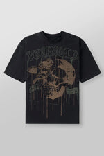 Summer American Skull Short Sleeve Loose T-shirt for Men Markonline