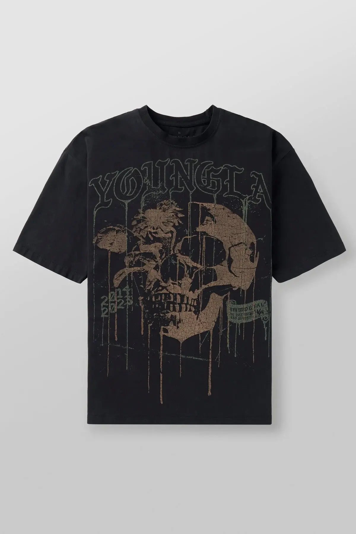 Summer American Skull Short Sleeve Loose T-shirt for Men Markonline