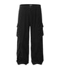 Pants with Multiple Pockets Design Wide Leg Casual Trousers for Men and Women Markonline