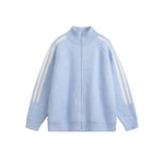 Three stripes with shoulder sleeves and a half high neck sweater for men Markonline