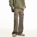 Multi pocket retro workwear jeans for men Markonline