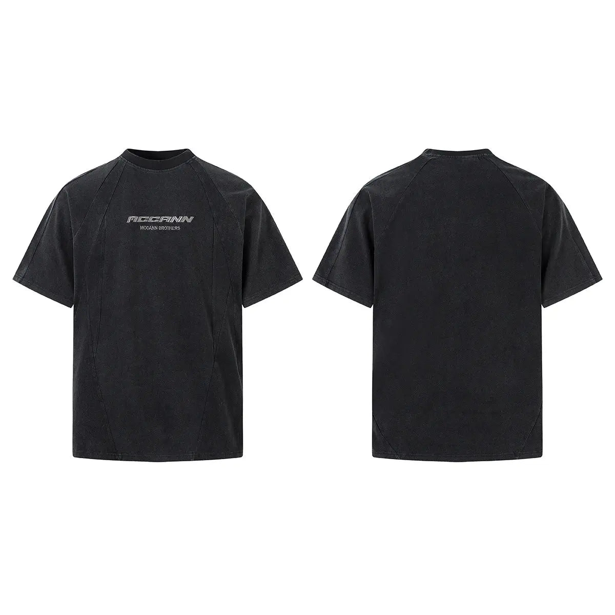 Retro washed T-shirt with short sleeves for men Markonline