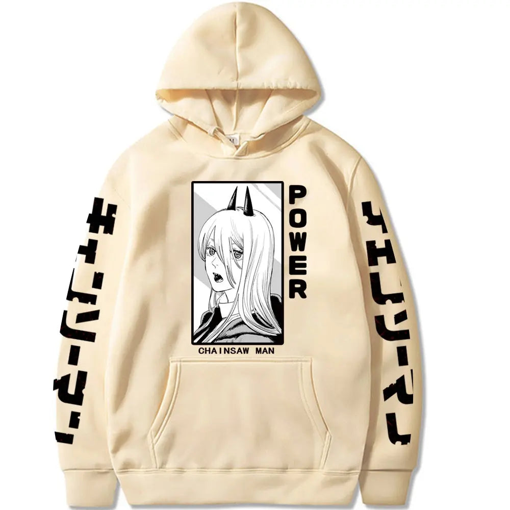 Chainsaw Man Printed Hooded Sweatshirt Markonline