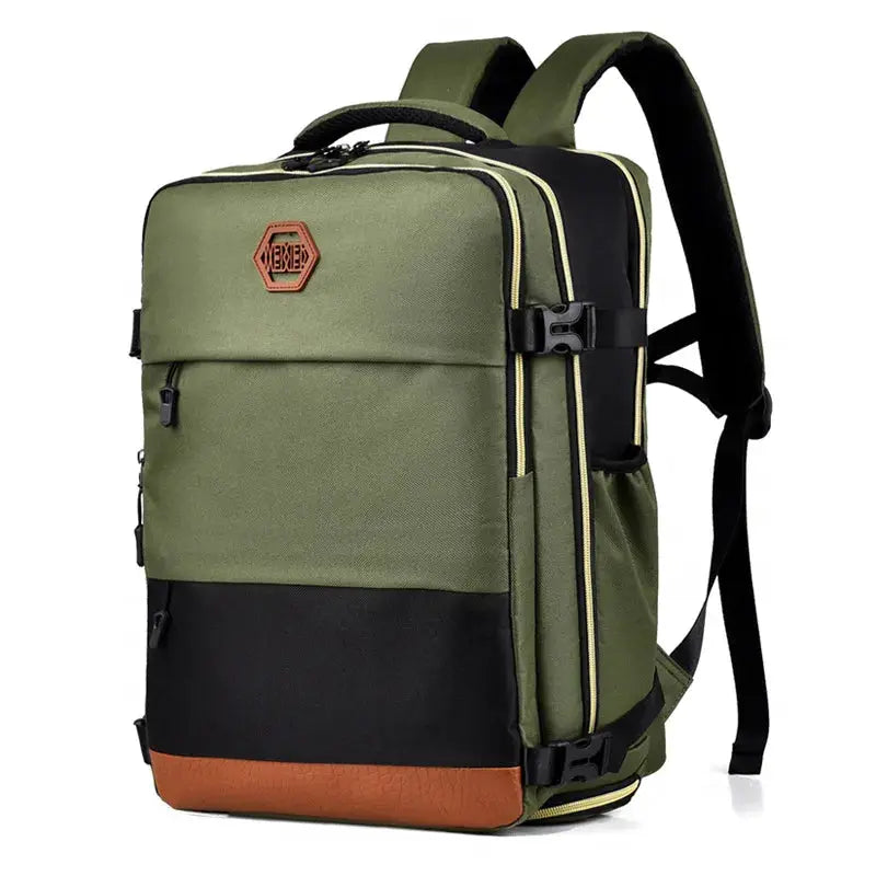 Color Block Multi-Pockets Backpack Bag Markonline