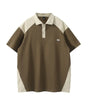 Color blocked Paul shirt with a collar and short sleeved polo shirt Markonline