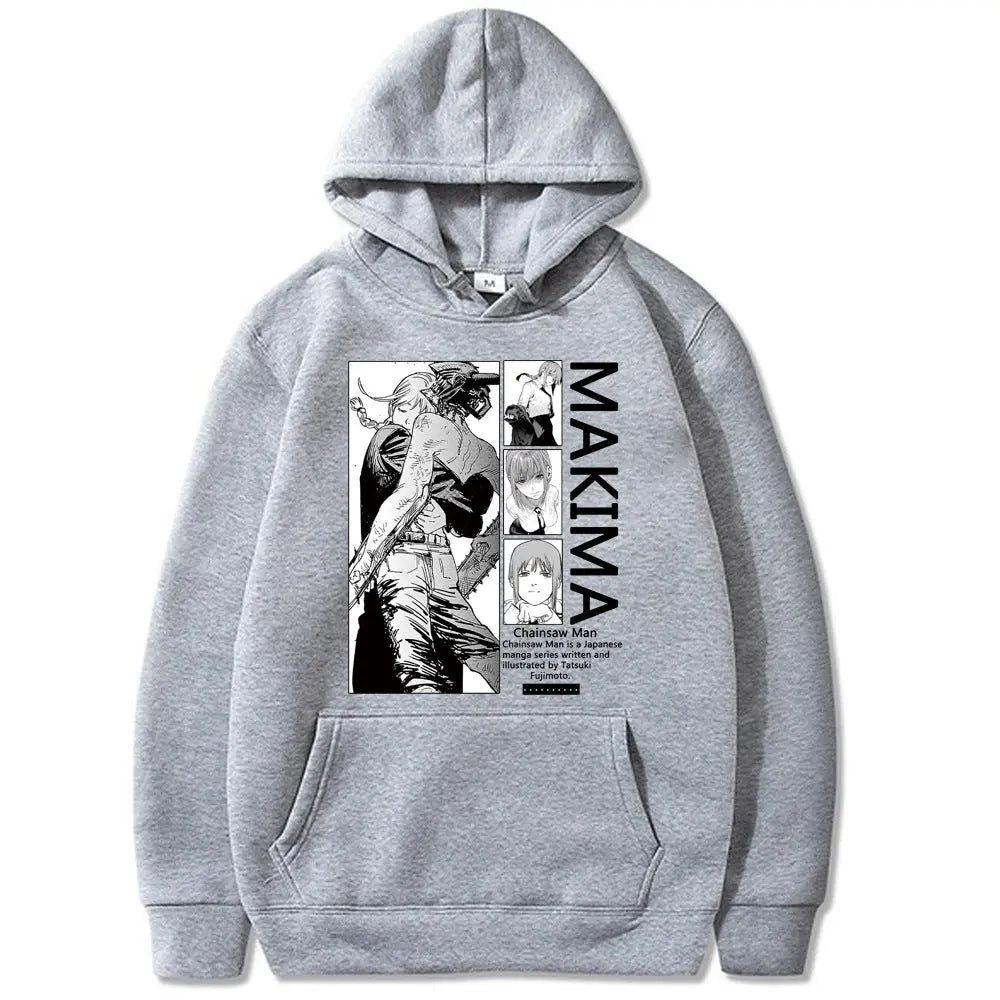 Chainsaw Man Printed Hoodie Sweatshirt Markonline