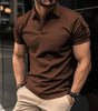 Polo shirt with collar buttons arm pockets sports polo shirt Markonline