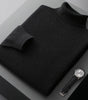 Men's high collar pullover sweater for autumn and winter, loose knit base sweater for men Markonline
