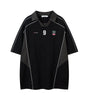 Polo collar sports shirt with stitching and short sleeved T-shirt Markonline