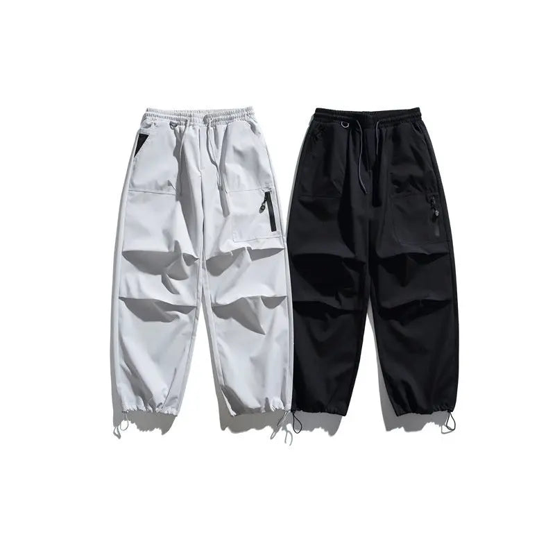 Loose drawstring casual pants for men with leg ties Markonline