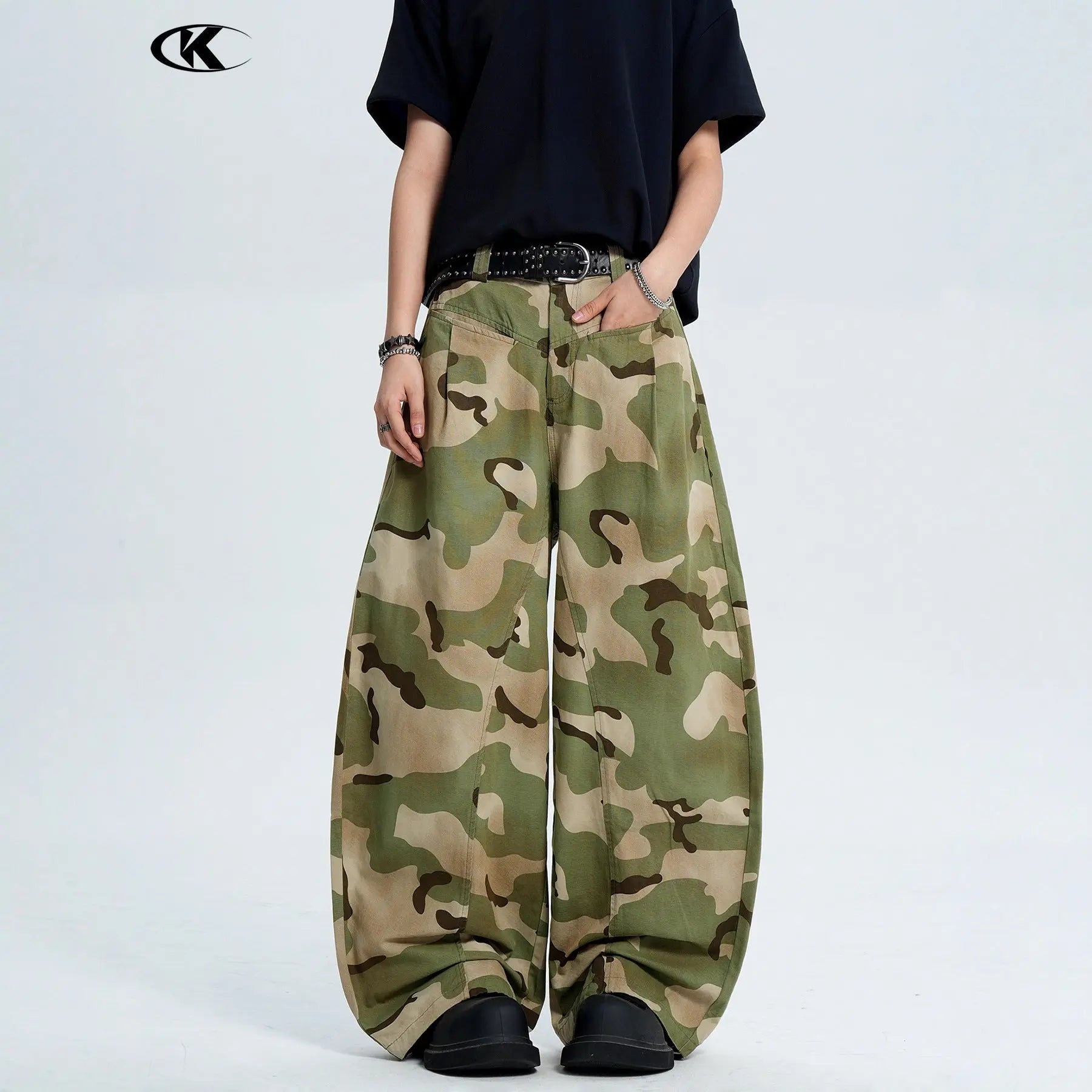 Pants for Men and Women Vintage Design Desert Loose Fit Slimming Silhouette eprolo