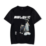 Anime Printed Streetwear Vintage Washed T-shirt Men Harajuku Markonline
