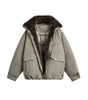 Hooded Parka with Large Pockets Down Jacket Coat eprolo