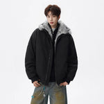 Retro Mountain Bandit Stand Collar Cotton Coat for Men and Women, Winter Fashion Brand Loose High-End Thick Warm Cotton Jacket Markonline