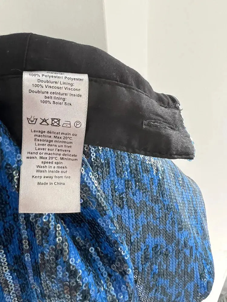 Summer New Women Skirt Sequin Embroidery High Waist Midi Skirt Markonline