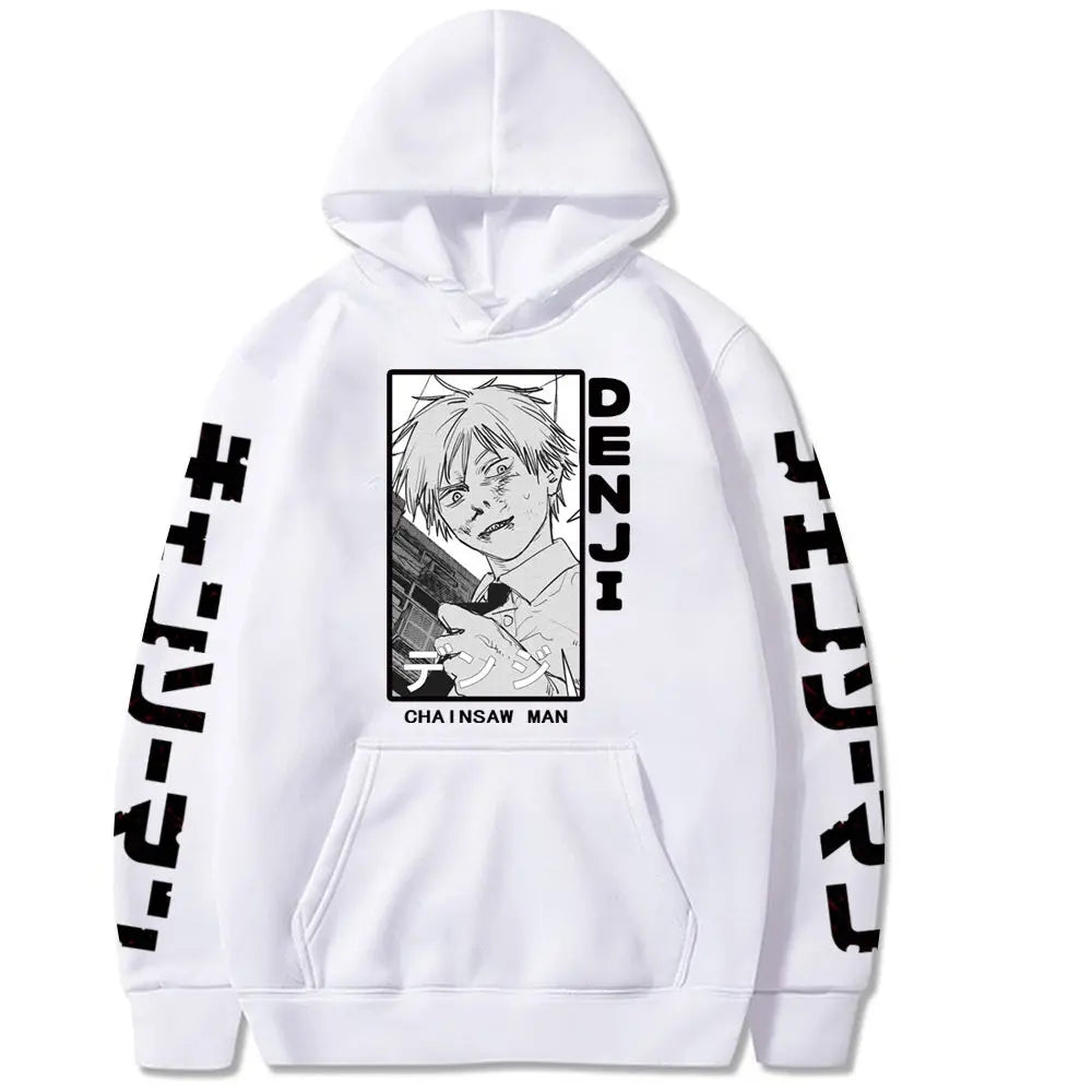Chainsaw Man Printed Hooded Sweatshirt Markonline