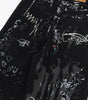 Graffiti washed denim jeans for men and women Markonline
