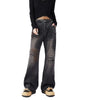 High street dirty dyed washed denim jeans for men Markonline