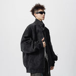 Style Trendy Design Harrington Leather Jacket for Men and Women, High Street Edgy Dyed Biker Leather Coat Markonline