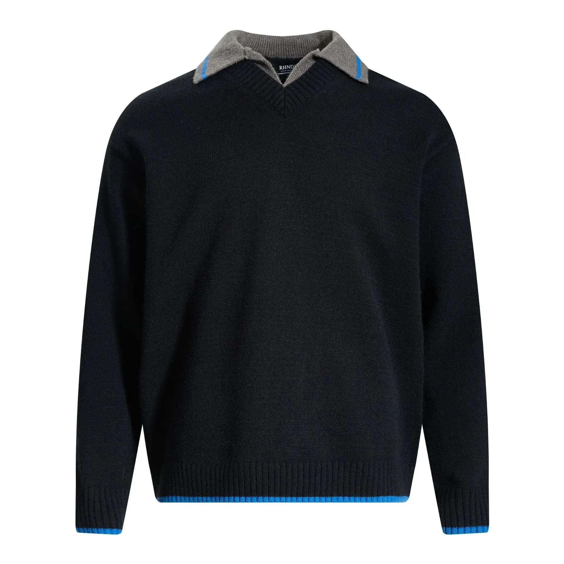 Polo collar sweater men's base shirt Markonline