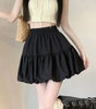 Elastic Waist Bubble Skirt Women Sweet  Slimming A-line Short Skirt Markonline