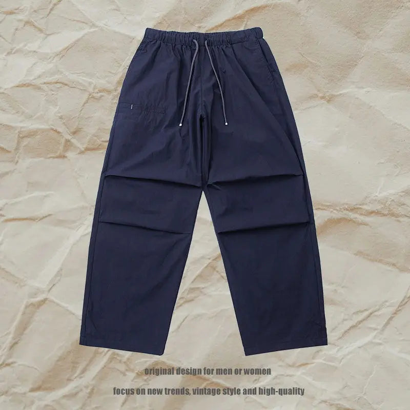 Pants for Men and Women Loose Pleated Paratrooper Casual Pants Markonline