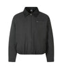 Leather collar with cotton jacket for men eprolo
