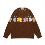 Retro Butterfly Button Cardigan Sweater for Men and Women Markonline