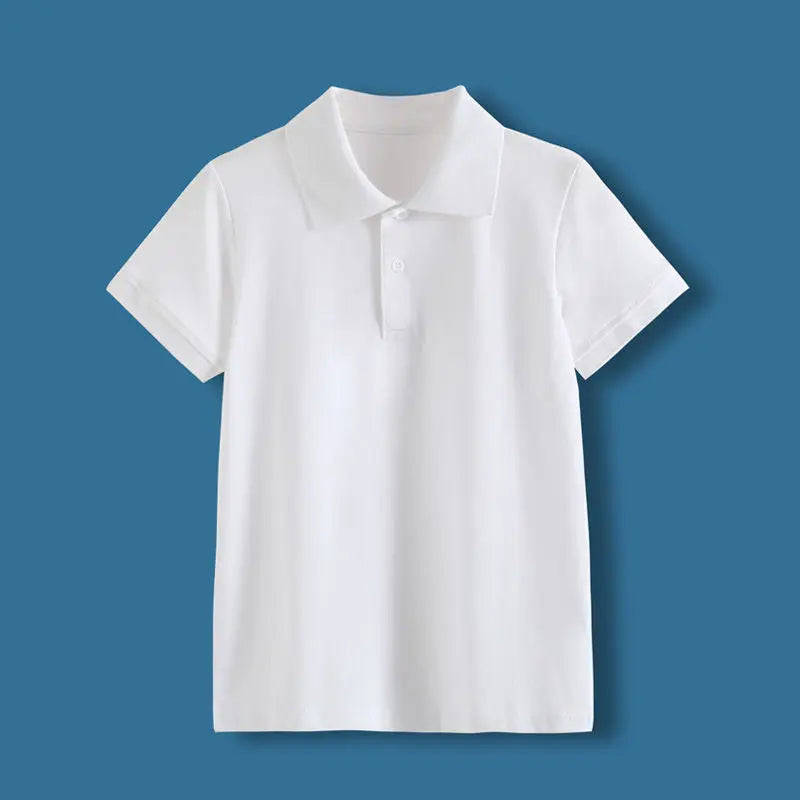 Children's Polo Shirt for Girls - High Quality Cotton School Uniform
