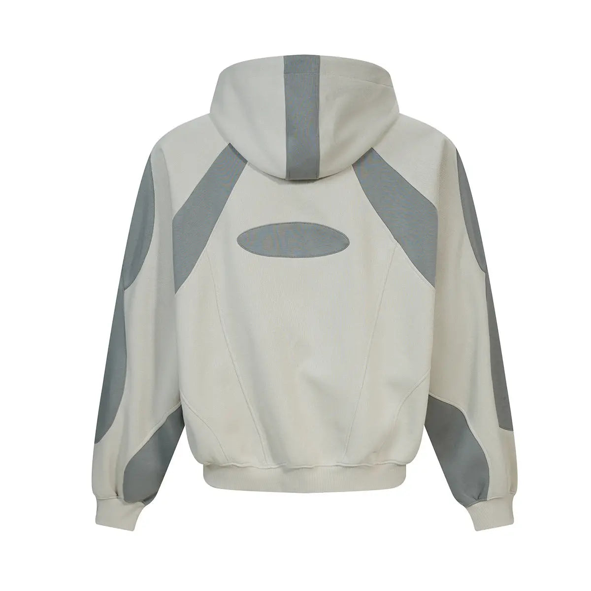 Splicing shaped hooded sweatshirt Markonline
