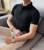 Short Sleeve Polo Shirt Men's Slim Fit T-Shirt Top Markonline