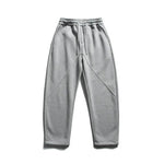 Trendy Thickened Composite Casual Trousers for Men Straight Leg Pants Markonline