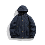 Outdoor Hooded Down Jacket for Men Loose and Warm Coat Markonline