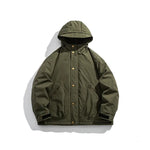 Outdoor Hooded Down Jacket for Men Loose and Warm Coat Markonline