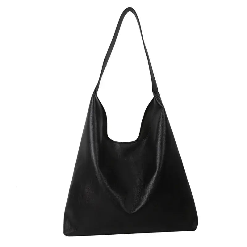Women's Tote Bucket Handbag 2023 New Trend Women's Soft Leather Shoulder Bag Women's Simple Large Handbag