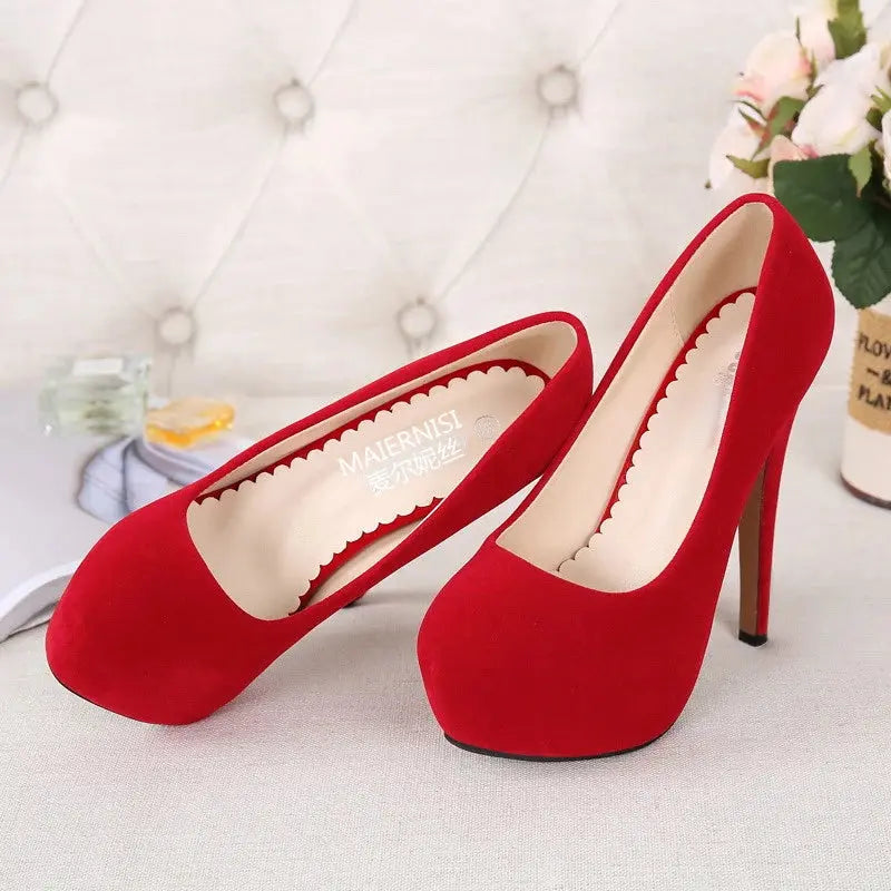 Comemore Sexy Platform High Heels Women's Leisure Heel Shoes 14cm Luxury Pumps Stilettos Shoes Footwear Woman 2025 Large Size 46