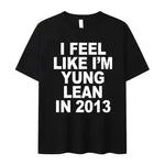 Yung Lean Unknown Death 2002 Album Tour T Shirt Man Fashion Casual Short Sleeve T-shirts Unisex High Quality Cotton Tshirt Markonline