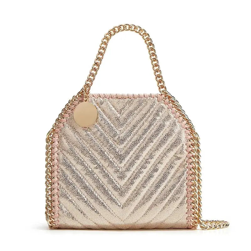 2025 New Mini Crossbody Bag - Luxury Designer Embroidered Chain Strap Shoulder Purse, Stylish Versatile Small Handbag for Women