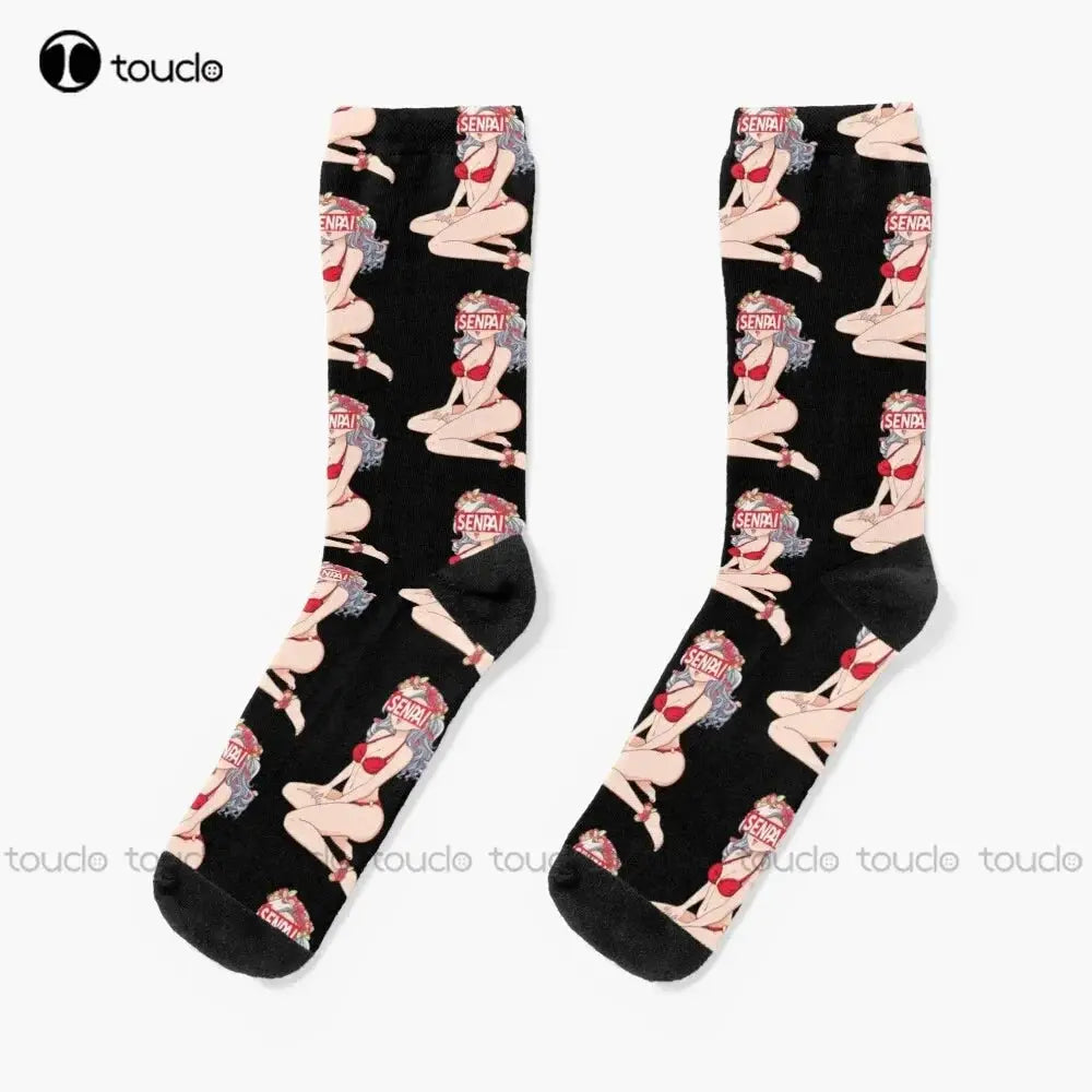 Anime Merch Animes Outfit Anime Socks Mens Soccer Socks Christmas Gift Custom Unisex Adult Teen Youth Socks