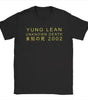 Yung Lean Unknown Death 2002 Album Tour T Shirt Man Fashion Casual Short Sleeve T-shirts Unisex High Quality Cotton Tshirt Markonline