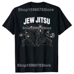 Funny Jew Jitsu Jewish Dance T-Shirt Summer Men Women Clothing Fashion T Shirts Cotton Short Sleeve Oversized Loose T-shirt Tops Markonline